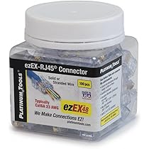 ✧★ Amazon.com: Platinum Tools Ezex48 Connector 100/Jar